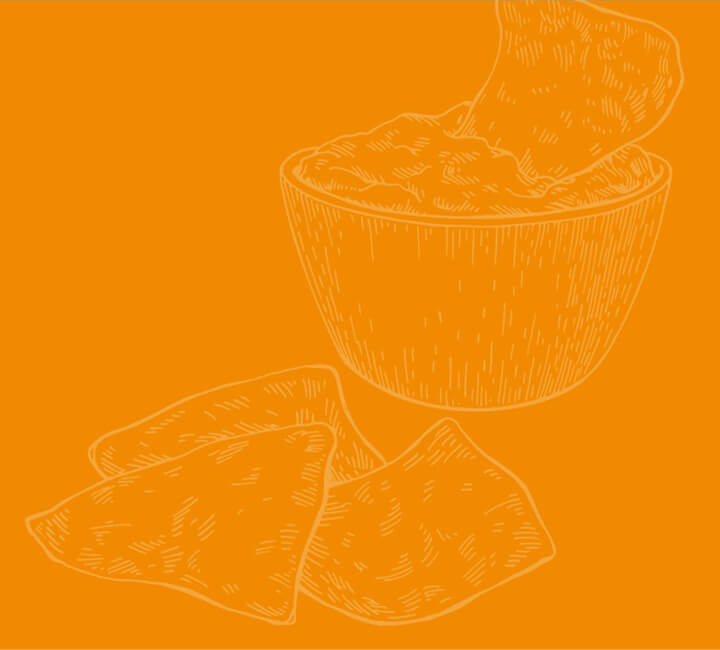 Orange Patterned Background