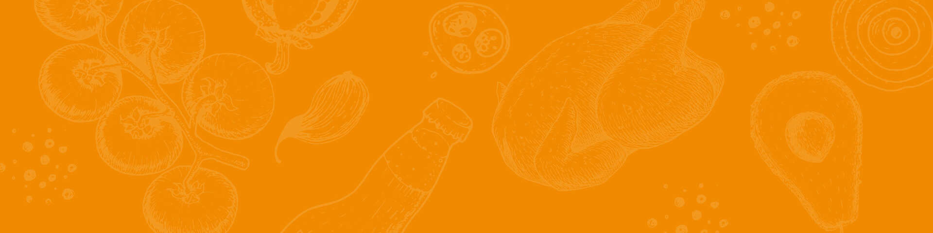 Orange Patterned Backround Image